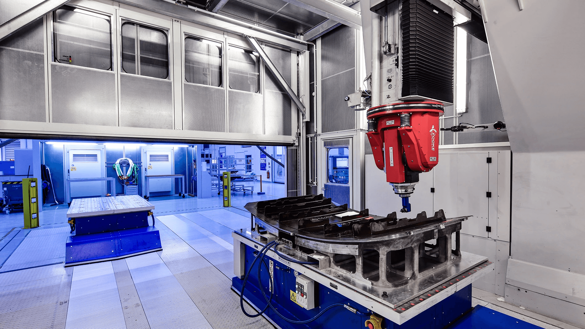 Aerospace gantry milling of aluminum panels