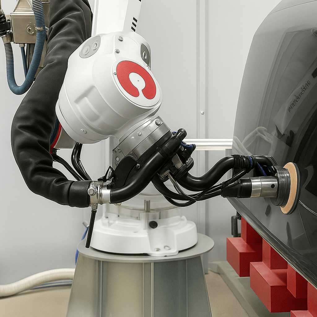 Automated Surface Finishing - Advanced automation system for aerospace and automotive manufacturing